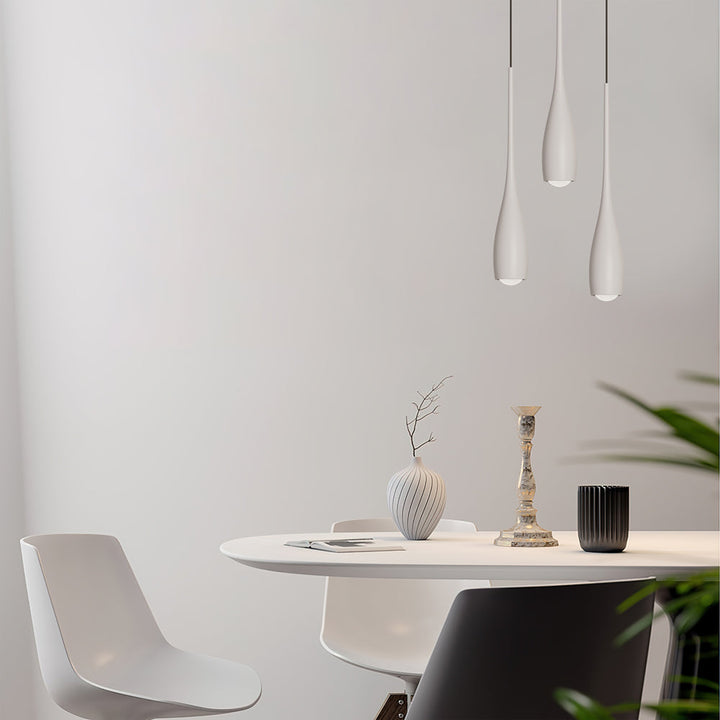 Pendant Light Aluminum 12W 11.8 in Adjustable Modern Dining Room Bedroom Kitchen Ceiling Lamp | Kalsten