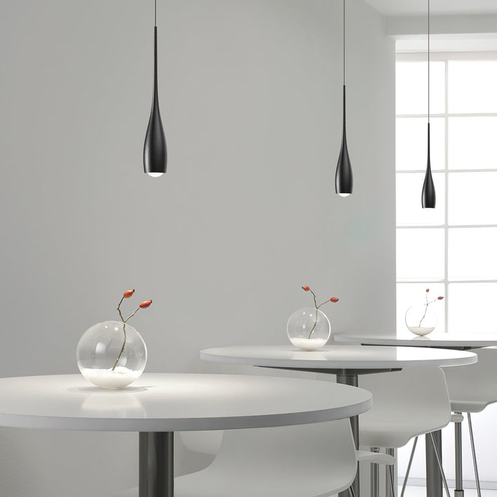 Pendant Light Aluminum 12W 11.8 in Adjustable Modern Dining Room Bedroom Kitchen Ceiling Lamp | Kalsten