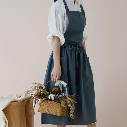 Skanto | Waterproof Cotton Apron with Handy Pockets - ChefMate
