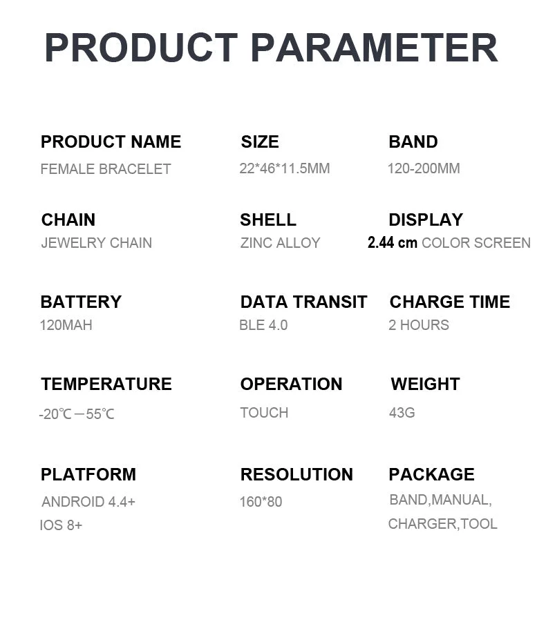 Kalsten | Waterproof Fitness Wristband - FitStyle