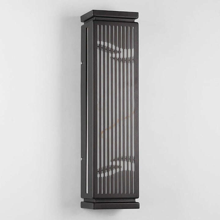 Waterproof Villa Courtyard Gate Unique Hollowed Design Wall Lamp for Outdoor | Kalsten