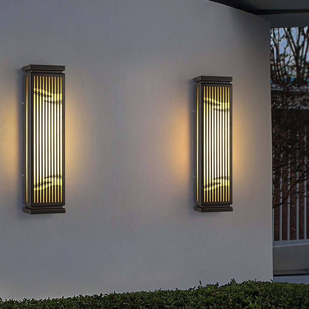Waterproof Villa Courtyard Gate Unique Hollowed Design Wall Lamp for Outdoor | Kalsten