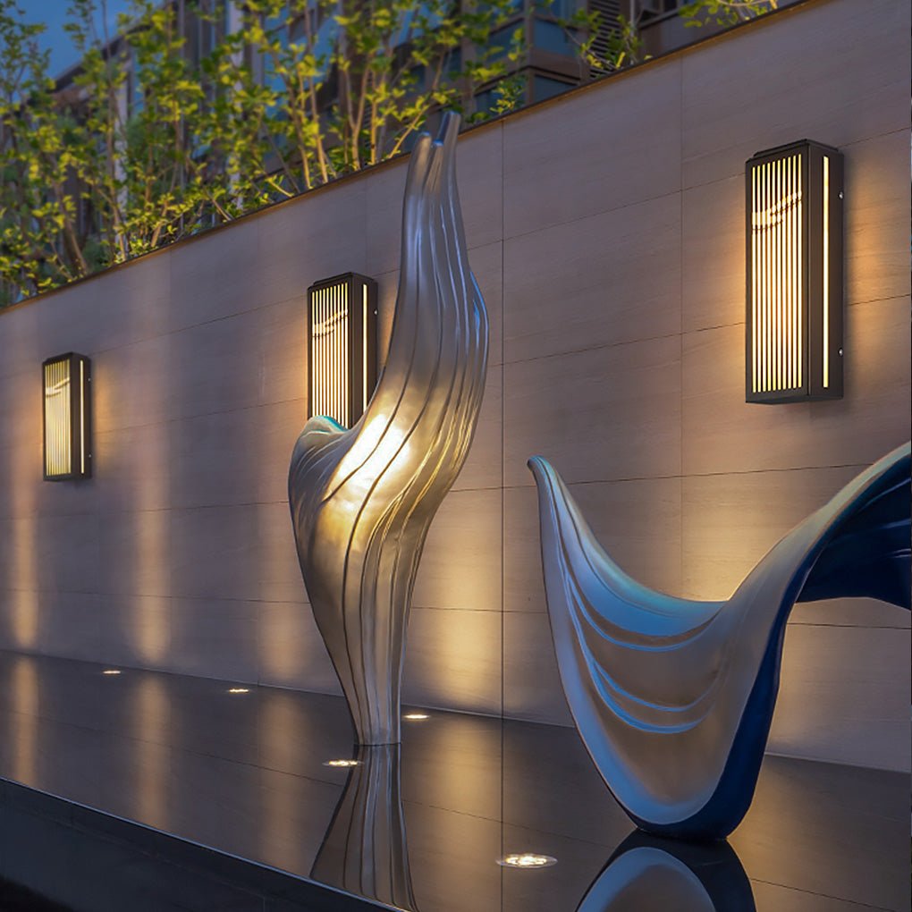 Waterproof Villa Courtyard Gate Unique Hollowed Design Wall Lamp for Outdoor | Kalsten