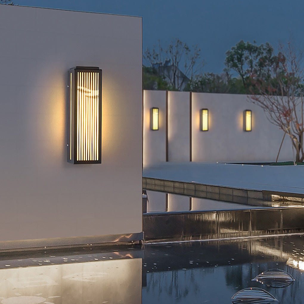 Waterproof Villa Courtyard Gate Unique Hollowed Design Wall Lamp for Outdoor | Kalsten