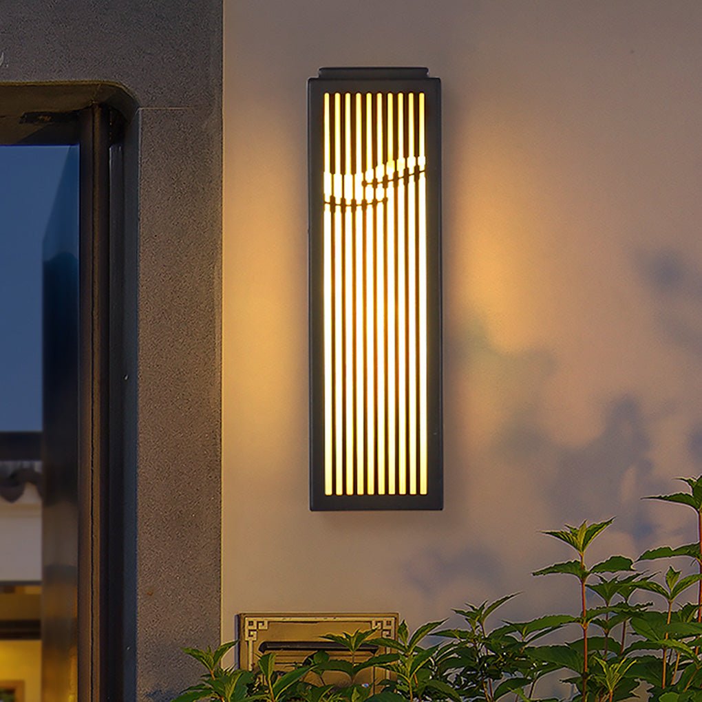 Waterproof Villa Courtyard Gate Unique Hollowed Design Wall Lamp for Outdoor | Kalsten