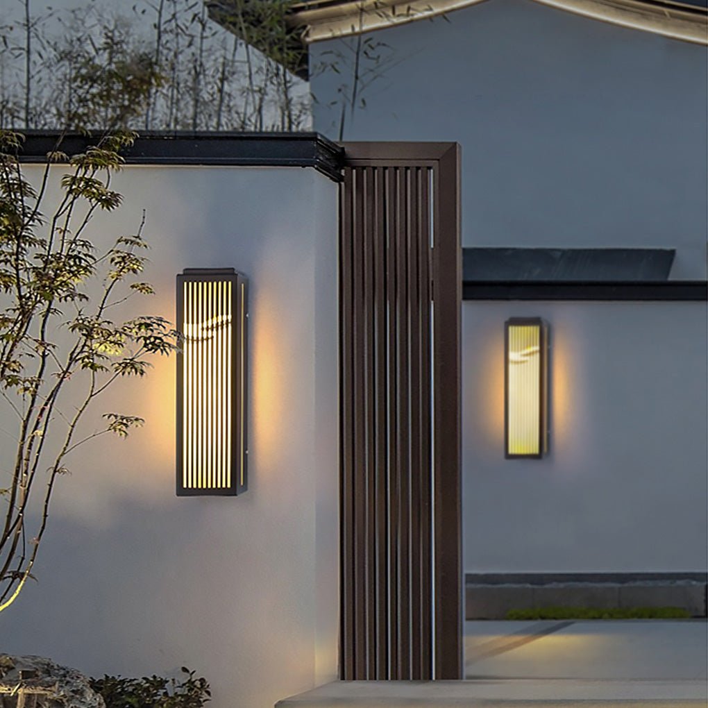 Waterproof Villa Courtyard Gate Unique Hollowed Design Wall Lamp for Outdoor | Kalsten