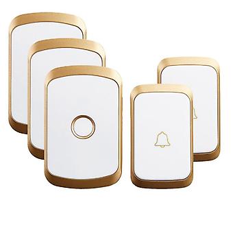 Skanto | Wireless Waterproof Doorbell with LED Flash – Easy Installation, Adjustable Volume & 36 Melodies