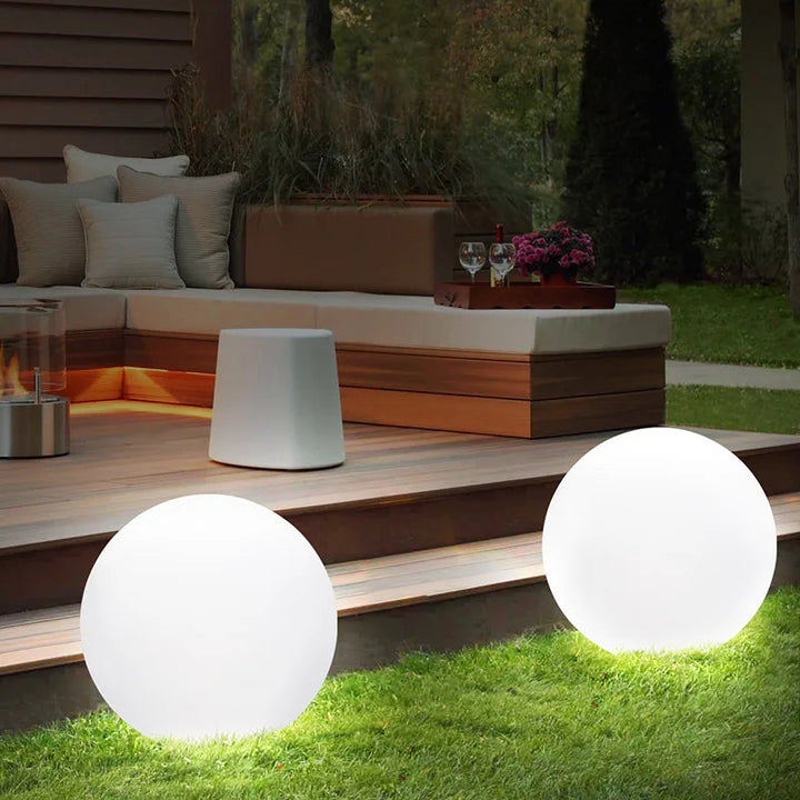 Kalsten | Waterproof Solar-Garden Ball Lamps – RGB LED Lighting for Outdoors