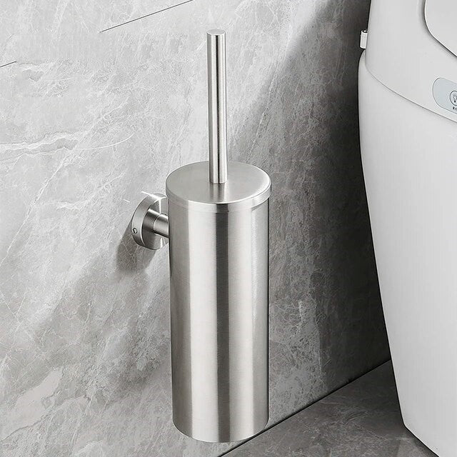 Stylish Wall-Mounted Toilet Brush Holder - made of Stainless Steel Kalsten