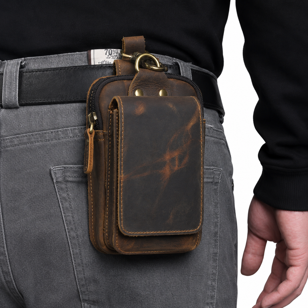 Kalsten | Men's High-Quality Waist Bag - Guardian Leatherette