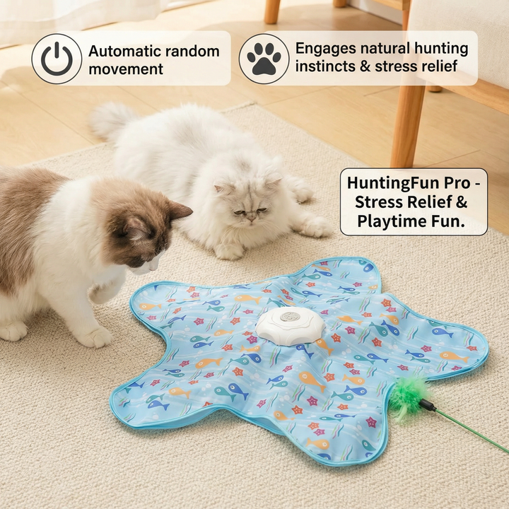 HuntingFun Pro – Automatic cat toy for stress relief and playtime fun Kalsten