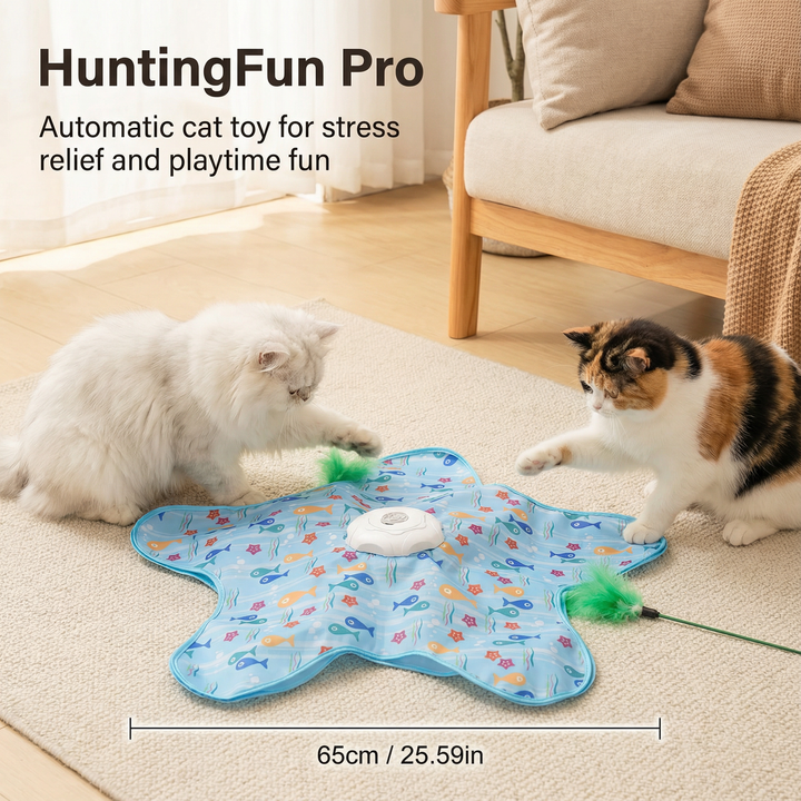 HuntingFun Pro – Automatic cat toy for stress relief and playtime fun Kalsten