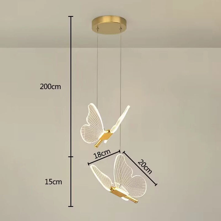 Butterfly LED Pendant Wall Light Kalsten