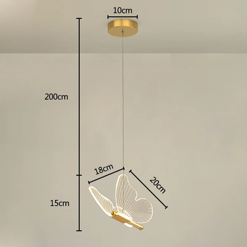 Butterfly LED Pendant Wall Light Kalsten