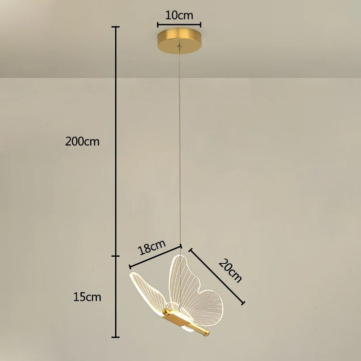 Butterfly LED Pendant Wall Light Kalsten