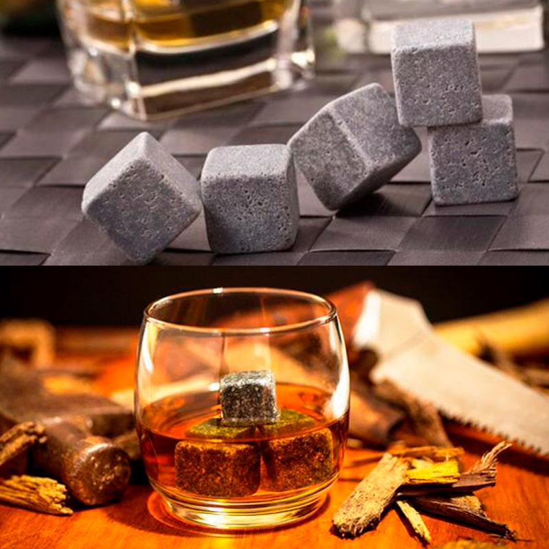 Whiskystein, 9 pieces (ice cubes for whisky and other drinks) | Kalsten