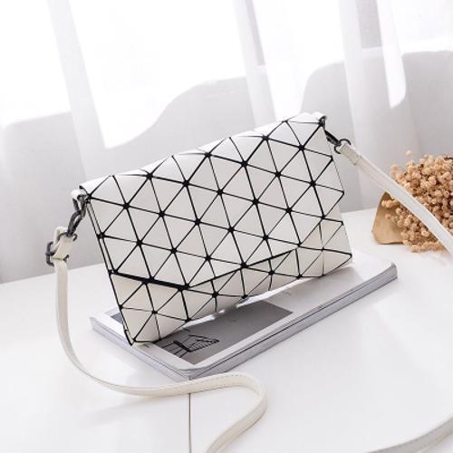 Abstract Geometric Matte Shoulder Bag | Kalsten