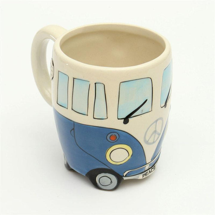 Kalsten | GroovyCup Camperbus Mug – Retro Ceramic Coffee Mug 330ml