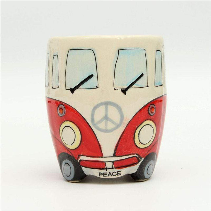 Kalsten | GroovyCup Camperbus Mug – Retro Ceramic Coffee Mug 330ml