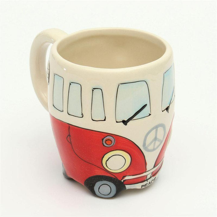 Kalsten | GroovyCup Camperbus Mug – Retro Ceramic Coffee Mug 330ml