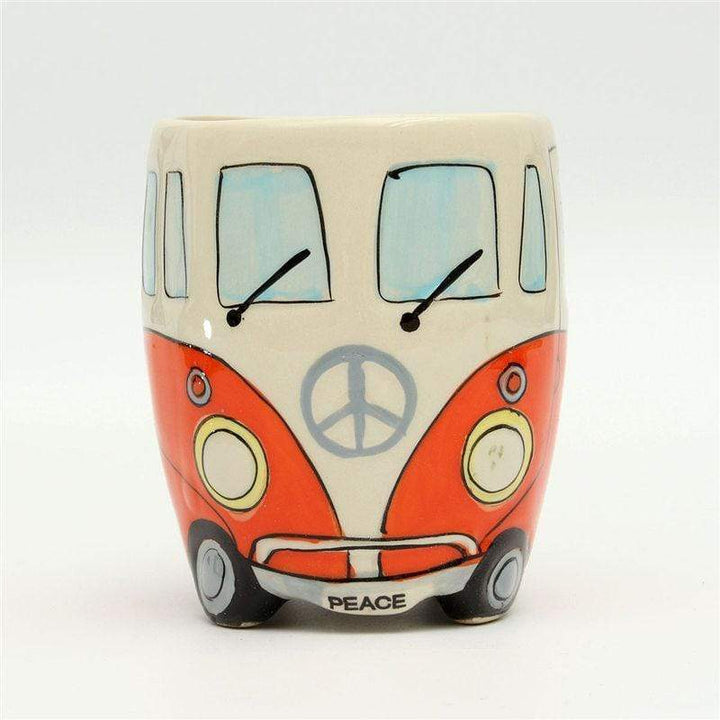 Kalsten | GroovyCup Camperbus Mug – Retro Ceramic Coffee Mug 330ml