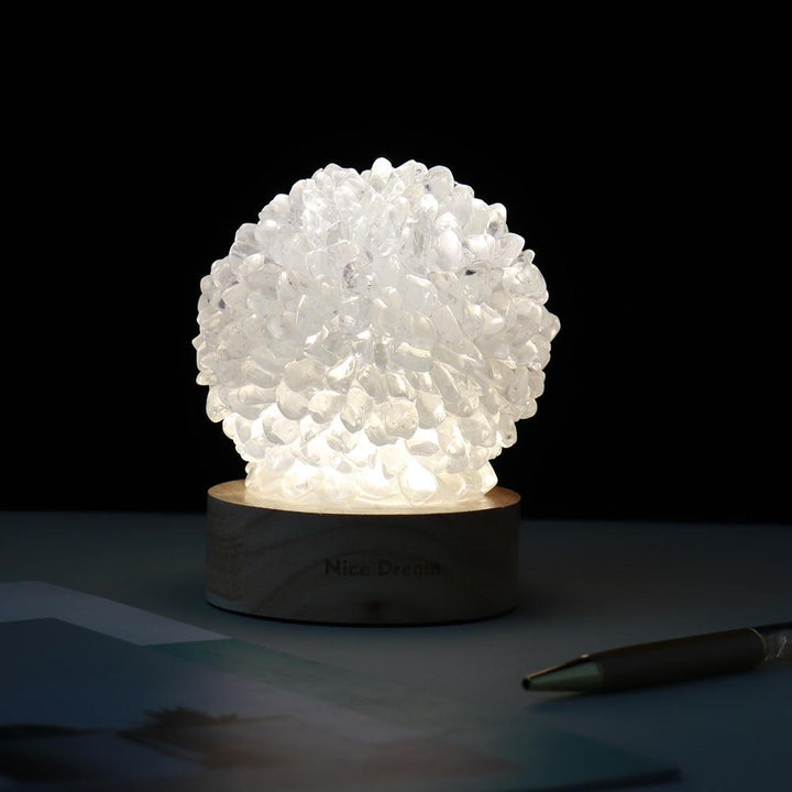 Aventurine Quartz Crystal Lamp | Kalsten
