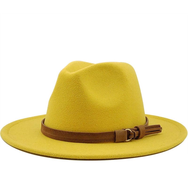Fedora Hat with Leather Band