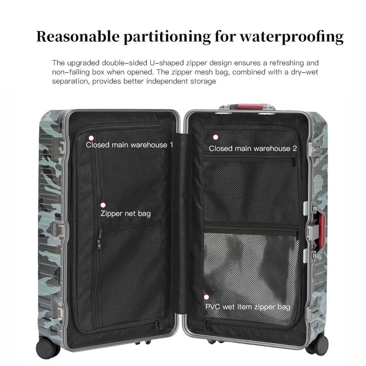Wide Grip Hard Shell Suitcase - Zagreb | Kalsten