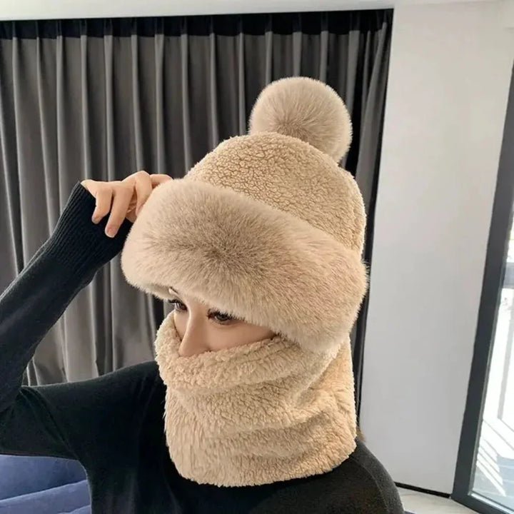 Winter Faux Fur Hat Scarf Set Kalsten