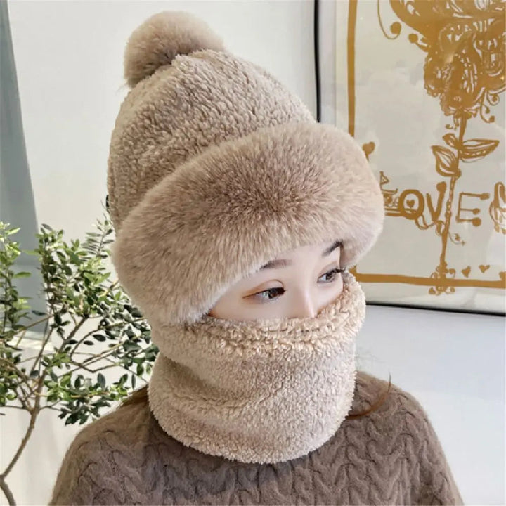 Winter Faux Fur Hat Scarf Set Kalsten
