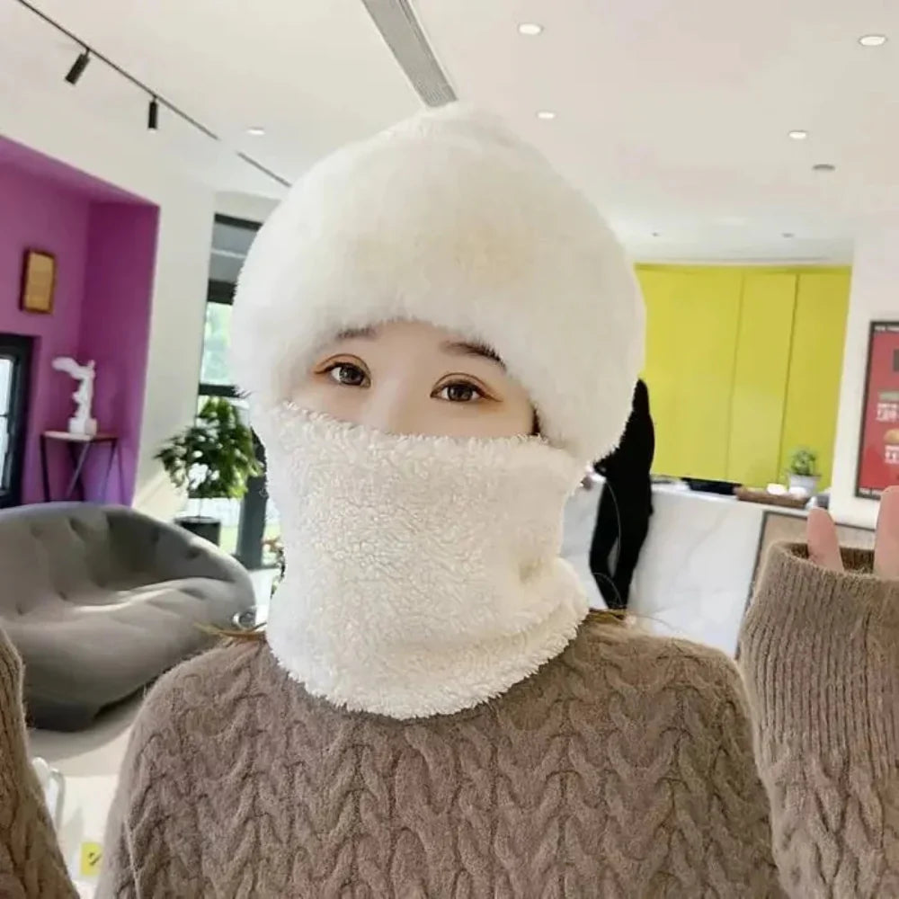 Winter Faux Fur Hat Scarf Set Kalsten