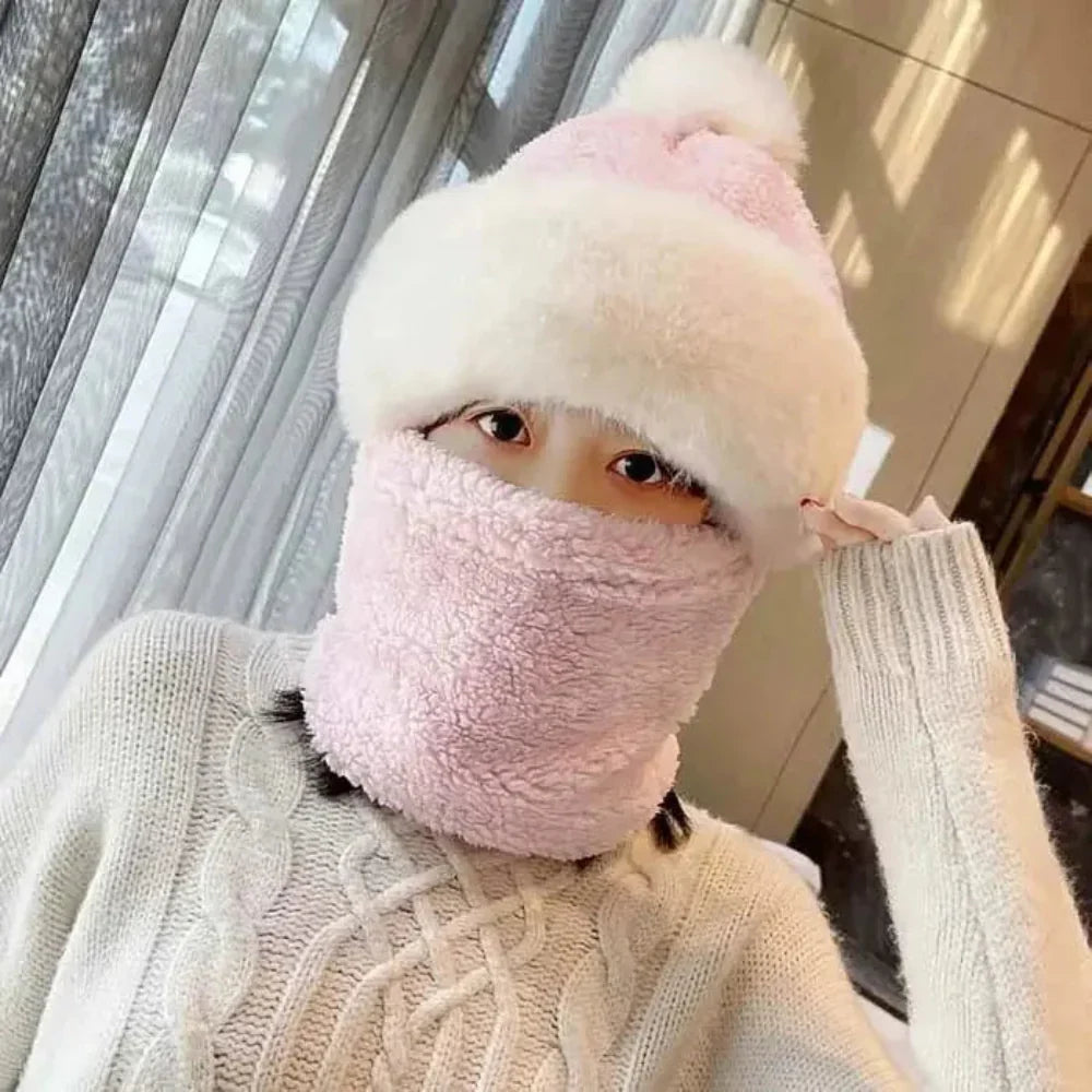 Winter Faux Fur Hat Scarf Set Kalsten