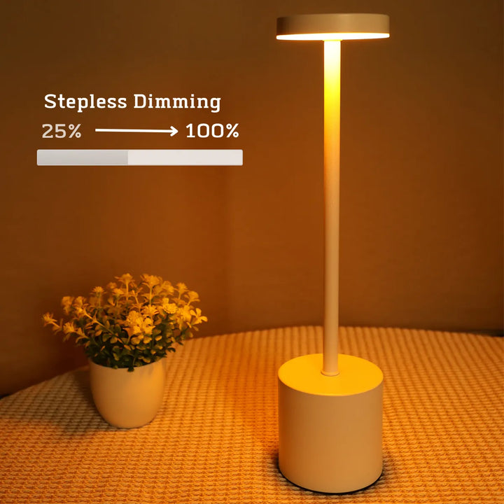 Wireless Metal LED Table Lamp - LumiMetal | Kalsten