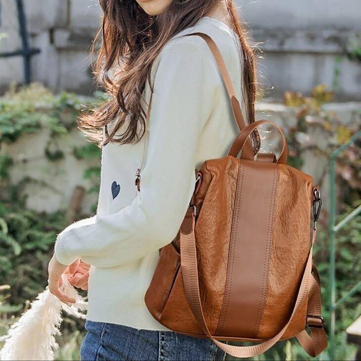 Kalsten | Women's Anti-theft Leather Backpack