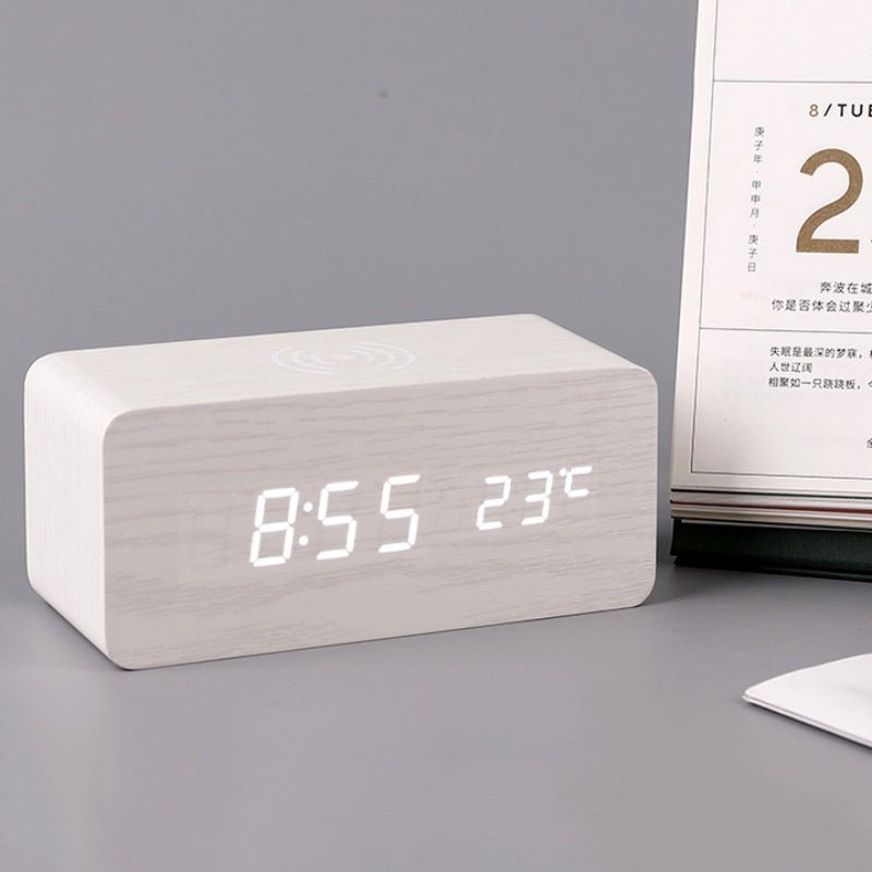 Wireless Charging Alarm Clocks – 3-Pack