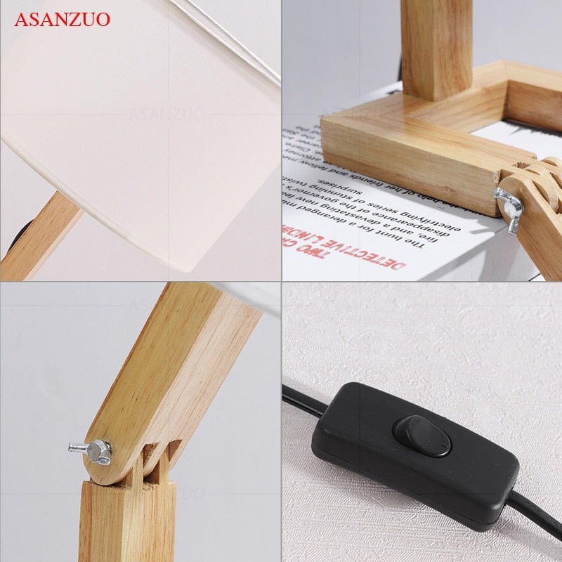 Wood Boy Shape LED Desk Lamp Desk Ornament | Kalsten