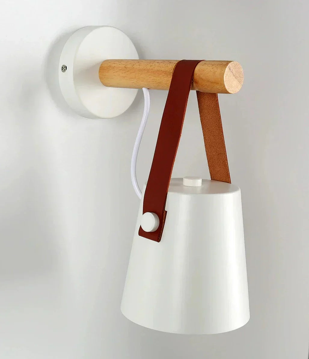 Wood Nordic Hanging Wall Lamp | Kalsten