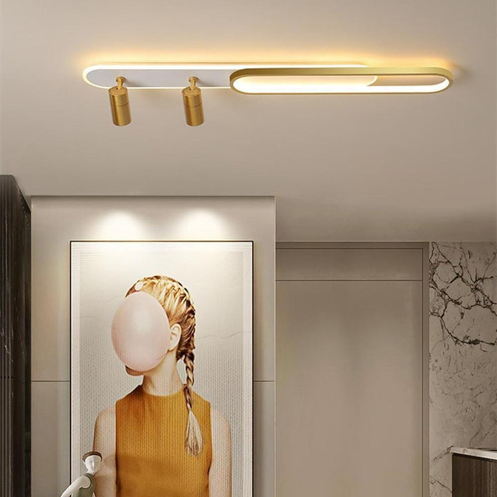 Spotlight Rectangles Metal Modernist Style Design Flush Mount Lighting LED Ceiling Light | Kalsten