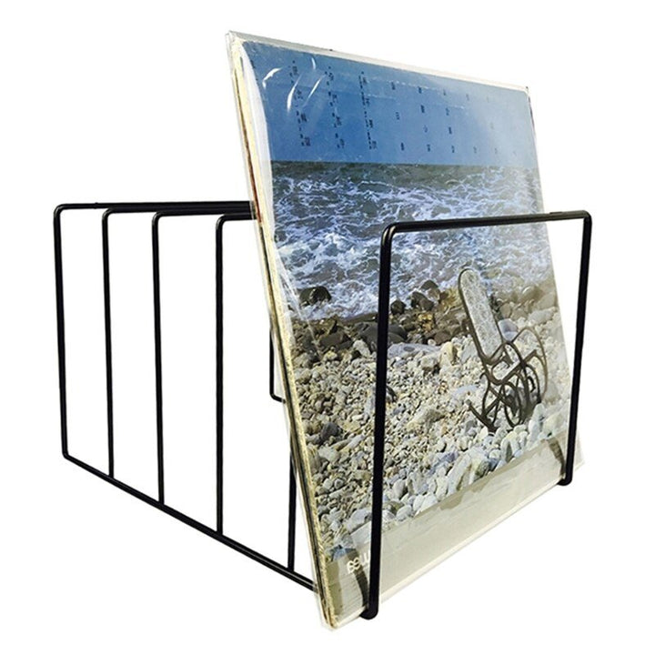 Kalsten | Wrought Iron Book and Vinyl Stand