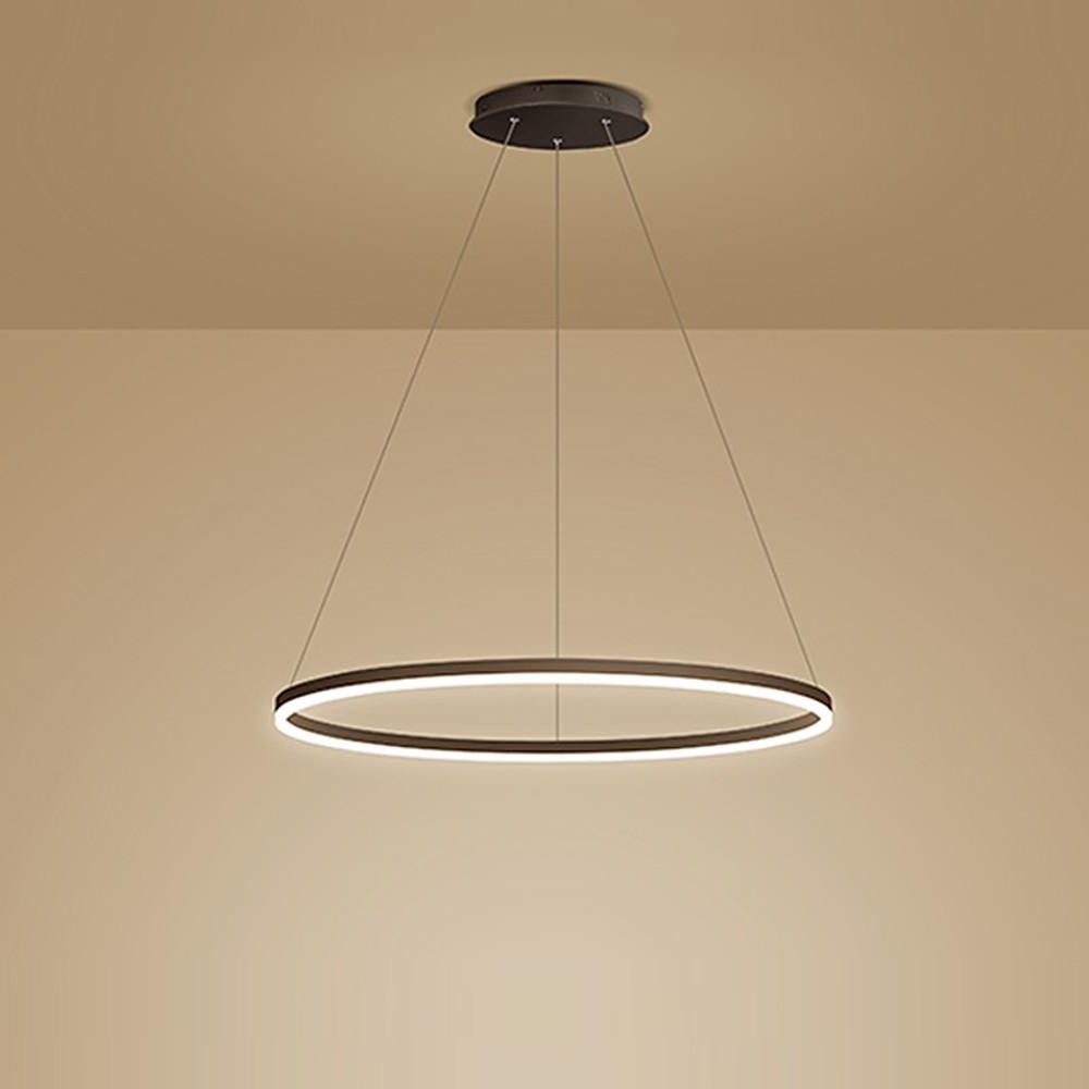Circle LED Modern Chandelier Pendant Light Hanging Lamp Island Lights | Kalsten