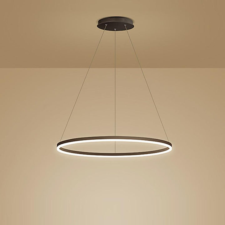 Circle LED Modern Chandelier Pendant Light Hanging Lamp Island Lights | Kalsten