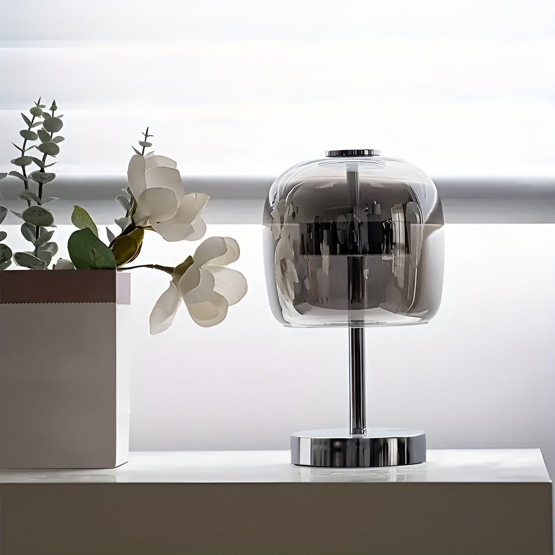 Lux Shine Lamp - Elegant Electroplated Glass Desk Lamp for Ambient Lighting | Kalsten