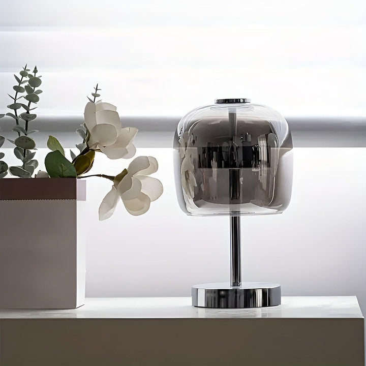 Lux Shine Lamp - Elegant Electroplated Glass Desk Lamp for Ambient Lighting | Kalsten