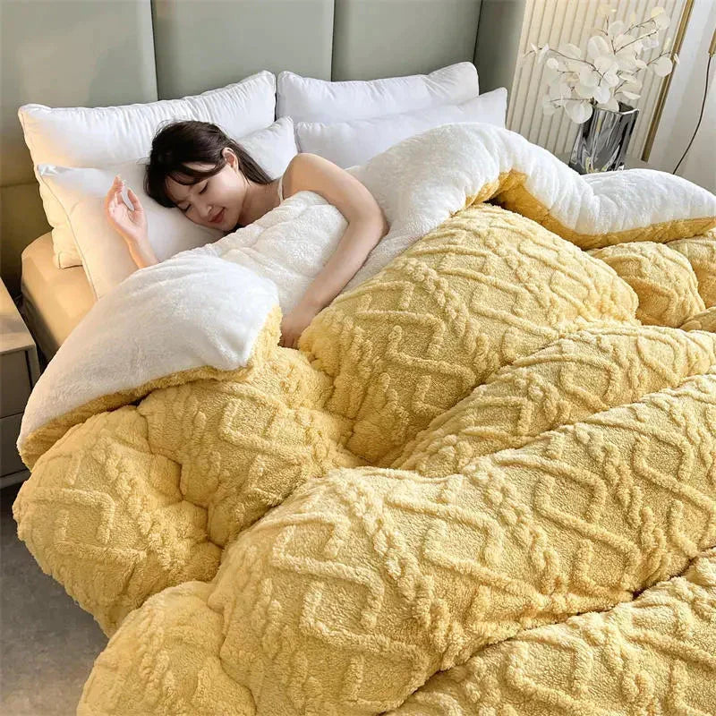 SereneSleep Winter Duvet Cover - Luxury Cashmere Fleece Duvet for Ultimate Winter Comfort Kalsten