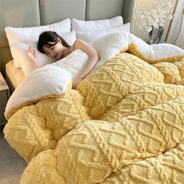 SereneSleep Winter Duvet Cover - Luxury Cashmere Fleece Duvet for Ultimate Winter Comfort Kalsten