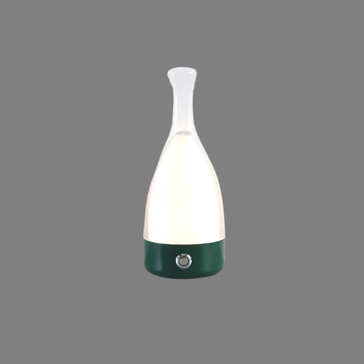 Stylish wine bottle table lamp - Rechargeable with dimmable light Kalsten