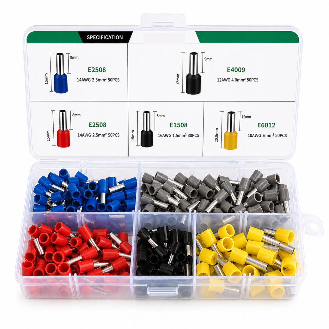 End sleeves set with crimping pliers | Kalsten