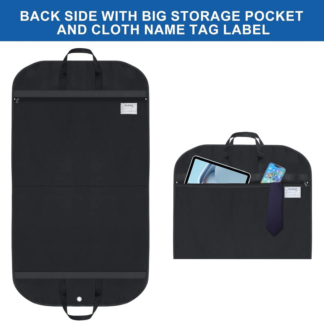 Waterproof Oxford Garment Bag – Suit Cover with Gusset & Pockets (2-Pack) | Kalsten