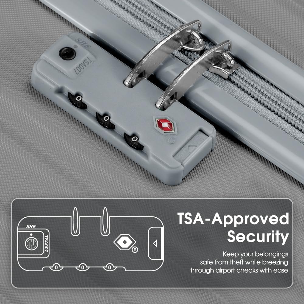 ABS Hard Shell Luggage with Spinner Wheels & TSA Lock | Kalsten