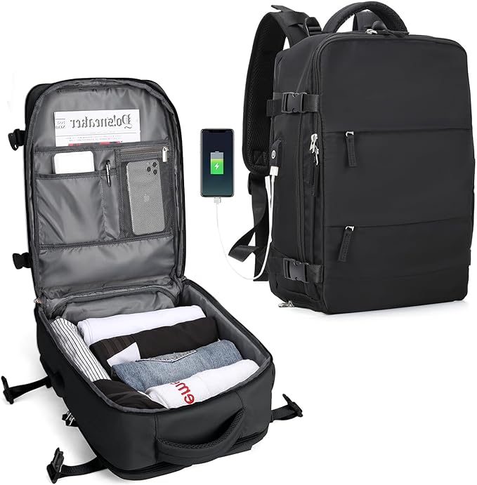 Kalsten | Durable Backpack for Trips with USB Charging Port
